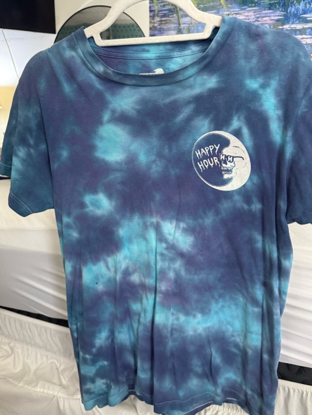 Tie-Dye Short Sleeve Tee - Blue/Teal